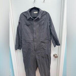 MADEWELL Charcoal Utility Jumpsuit